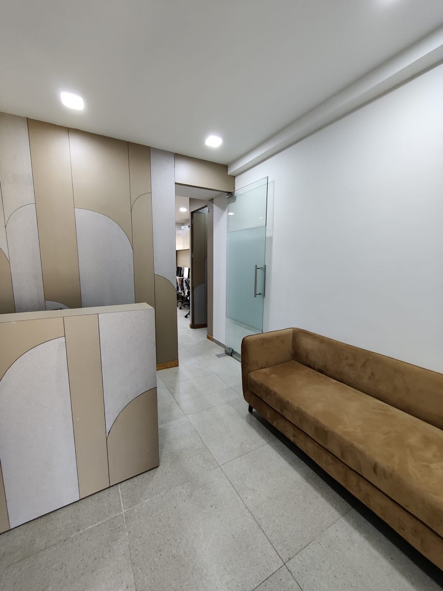 878 Sq. Ft. Commercial Office for Rent in Iscon Ambli Road Ahmedabad