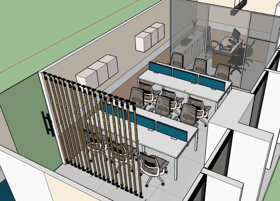 1100 Sq. Ft. Commercial Office for Rent in Ashram Road Ahmedabad