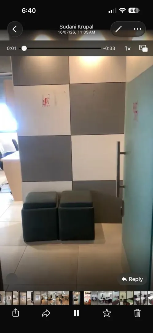 1075 Sq. Ft. Commercial Office for Rent in Gota Ahmedabad - Media 3