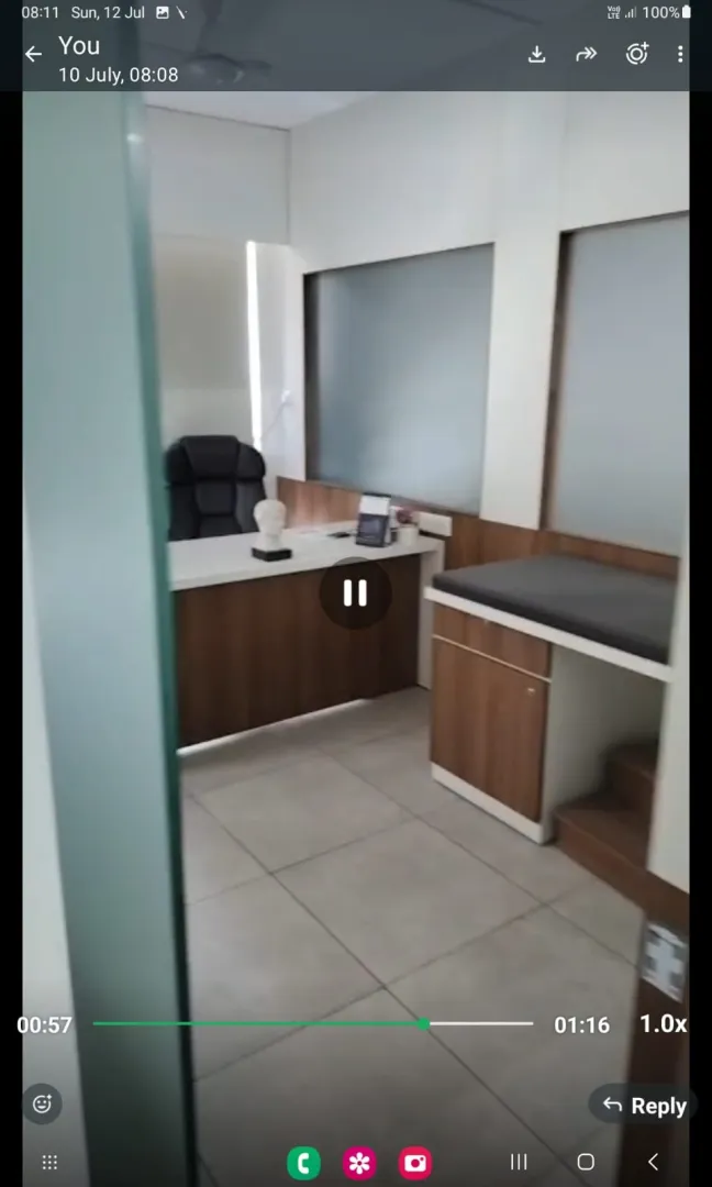 Office 1200 Sq. Ft. Commercial Office for Rent in Thaltej Ahmedabad - Media 2